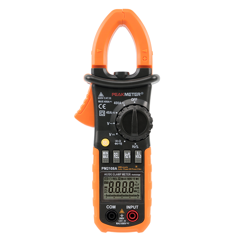 PM2108A / MS2108A 4000 отсчетов постоянного/переменного тока, гистограммный дисплей Токоизмерительные клещи, частота измерения утечки земли клещи