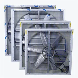 Ventilador de fluxo axial usado na fazenda e na fábrica, ventilador de escape de 2500/25000/10000 cfm, ventilador de escape industrial resistente