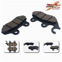 Nouvelles plaquettes de frein à disque pour moto YONGLI F039, style OEM, rivetées, semi-métalliques, durée de vie 9000-20000 KM, SYM-Mask 50/ Red Devil Black