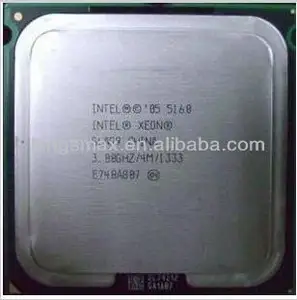 5160 Xeon Intel işlemci, 3 GHz/4m/1333,2 çekirdek çift Duo, 771 soket