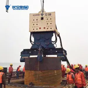 Hydraulic vibrating hammer YZ300 for foundation piling construction