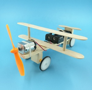 Mini avion planeur électrique, jouet télécommandé à main, expérimentation <span class=keywords><strong>scientifique</strong></span> pour les étudiants, jouets assemblées, DIY - Product Image 2