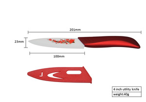 Hot Selling Top Quality Flower <strong>Ceramic</strong> Kitchen <strong>Knife</strong> <strong>Set</strong> - Product Image 4