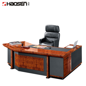कार्यालय टेबल एल आकार कार्यकारी सीईओ बॉस कार्यालय डेस्क कंप्यूटर टेबल - Product Image 1