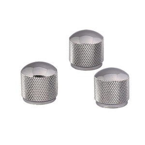 Kenop kontrol Volume saklar putar aluminium CNC kustom