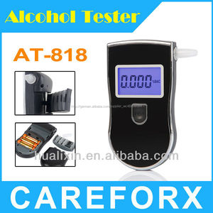 AT-818 LCD digital Polizei Alkohol Atemtest <span class=keywords><strong>Tester</strong></span> Analysator Breathalizer mit blauer Hintergrundbeleuchtung - Product Image 2
