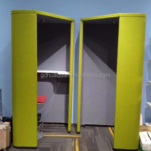2018 al por mayor redonda cabina de teléfono Oficina cabina con mesa de Foshan muebles Palacio - Product Image 1