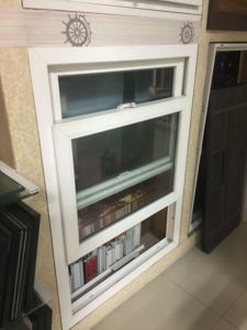 Mutfak bina diğerleri Windows ürün için küçük kanat asansör slayt vinil çift bölmeli pencere