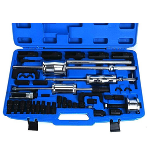 Outils <span class=keywords><strong>de</strong></span> réparation automobile pour <span class=keywords><strong>extracteur</strong></span> d'injecteurs diesel 40 pièces avec adaptateur Common Rail et marteau à inertie - Product Image 3