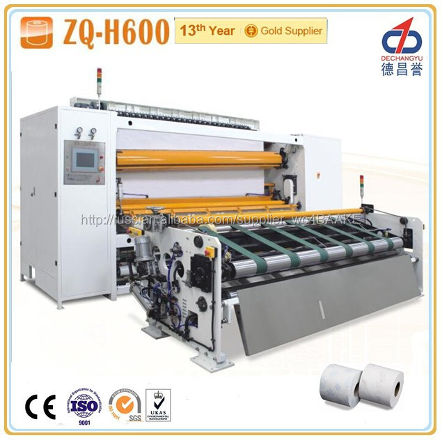 Zq-h600 туалетной бумаги тип продукта и ce сертификации рулон туалетной бумаги машина