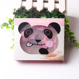 Direct Factory Price Personal Nail Care <strong>Tool</strong> <strong>pink</strong> Panda Shape Safety Baby Manicure <strong>Set</strong> - Product Image 2