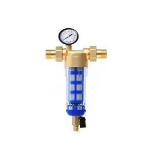 3 inch 100 micron pipeline inline pure line pre water filter