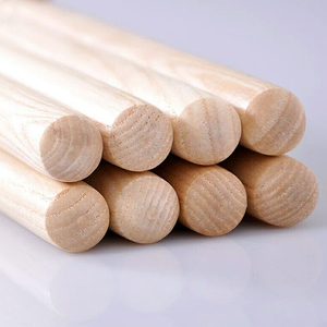 Baquetas de madera de nogal americano 5A personalizadas OEM, serie de color natural clásico, con puntas de acorn. - Product Image 2