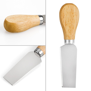 4 Pieces Cookware Stainless Steel &amp; Rubber Wood Handle Mini <strong>Knife</strong>, Butter <strong>Knife</strong>, Spatula , Fork <strong>Cheese</strong> <strong>Cheese</strong> <strong>Knife</strong> <strong>Set</strong> - Product Image 6