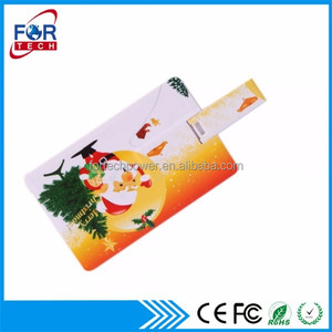 Cadeaux de noël Carte de Crédit USB Flash Drives Merci Cartes USB Disque 16 gb/32 gb Pas Cher Stylo Lecteurs pour La Promotion - Product Image 3