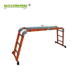 De aluminio del hogar portátil escalera plegable comparación - Product Image 1