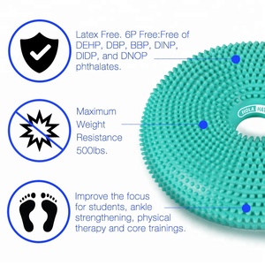 Cuscino oscillante per la stabilità del disco dell'equilibrio del nucleo Fitness con pompa - Product Image 4