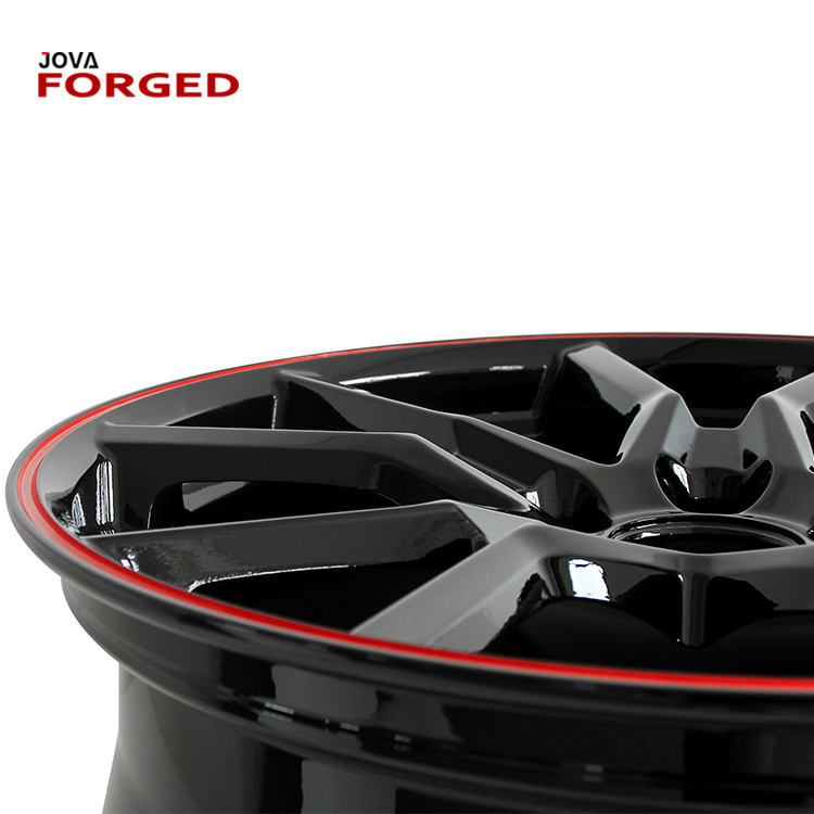 販売のための黒い車のハイエンドのカスタムカラーの赤い車の縁