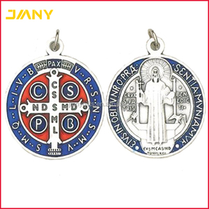 Kunden spezifische religiöse katholische St. <span class=keywords><strong>Saint</strong></span> <span class=keywords><strong>Christopher</strong></span> Medaillen mit Edelstahl kette