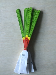 PP Chất Liệu Thân Thiện Với Môi Mềm Muac Đo Băng Thước Màu Đen Cam Nhựa Băng Đo <span class=keywords><strong>Keychain</strong></span> Đo Bé Đầu Licheng - Product Image 6