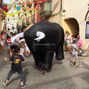 <span class=keywords><strong>Disfraz</strong></span> Inflable de <span class=keywords><strong>Toro</strong></span> Negro para Desfiles de Carnaval y Festivales - Product Image 4