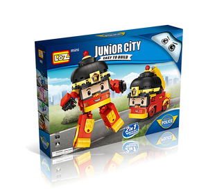 Loz robot transformación corea del coche juguetes <span class=keywords><strong>anime</strong></span> acción figura niños regalos - Product Image 2