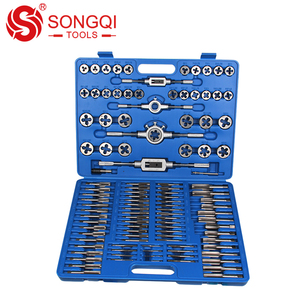 Songqi Chủ Đề Tap Và Dies 110 Cái Tap Và Die Set Thép Hợp Kim 5 Bộ HRC: 58-63 SQ-SZBY110C Hoàn Toàn Mặt Đất CN;GUA M2-M18 Số Liệu - Product Image 3