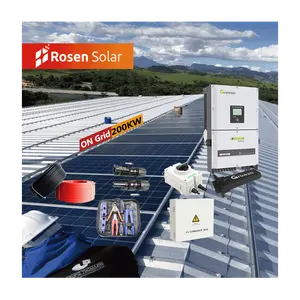 Paneles solares de alta calidad para sistema de paneles solares de 200kw en red