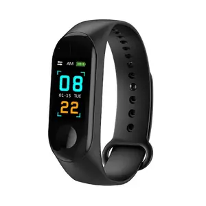 Bracelet connecté m4/M3 plus, moniteur d'activité physique étanche, montre intelligente pour pression artérielle, étiquette privée