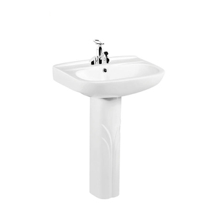 Usine vente directe de haute qualité pas cher prix en céramique salle de bains <span class=keywords><strong>lavabo</strong></span> <span class=keywords><strong>sur</strong></span> <span class=keywords><strong>pied</strong></span> - Product Image 3