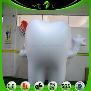Personalizzata divertente gonfiabile tipo di dente per la promozione, bella dente gonfiabile Replica - Product Image 4