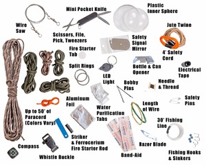 Kit de seguridad y supervivencia para acampar al aire libre <span class=keywords><strong>Granada</strong></span> de Paracord multifunción para uso de emergencia - Product Image 6