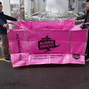 Poubelles de grande capacité, sacs de 1 YARD, sacs de 2 YARDS, sacs de 3 YARDS, poubelle pliable pour déchets en vrac, <span class=keywords><strong>empilable</strong></span>, sac en vrac avec logo - Product Image 1
