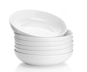 Lavavajillas restaurante usados profundo blanco <span class=keywords><strong>porcelana</strong></span> plato de pasta para la venta - Product Image 3