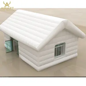 Fast install air inflatable house tent for exhibition