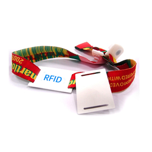 맞춤형 VIP 파티 축제 패브릭 손목밴드 이벤트용 NTAG 213 RFID 손목밴드 콘서트용 - Product Image 6