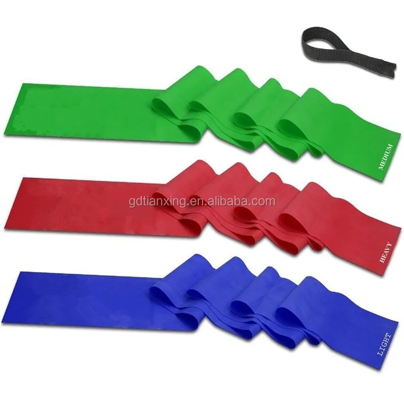 Clear Rubber Bands Plastic Arm Resistance Exercise Bands