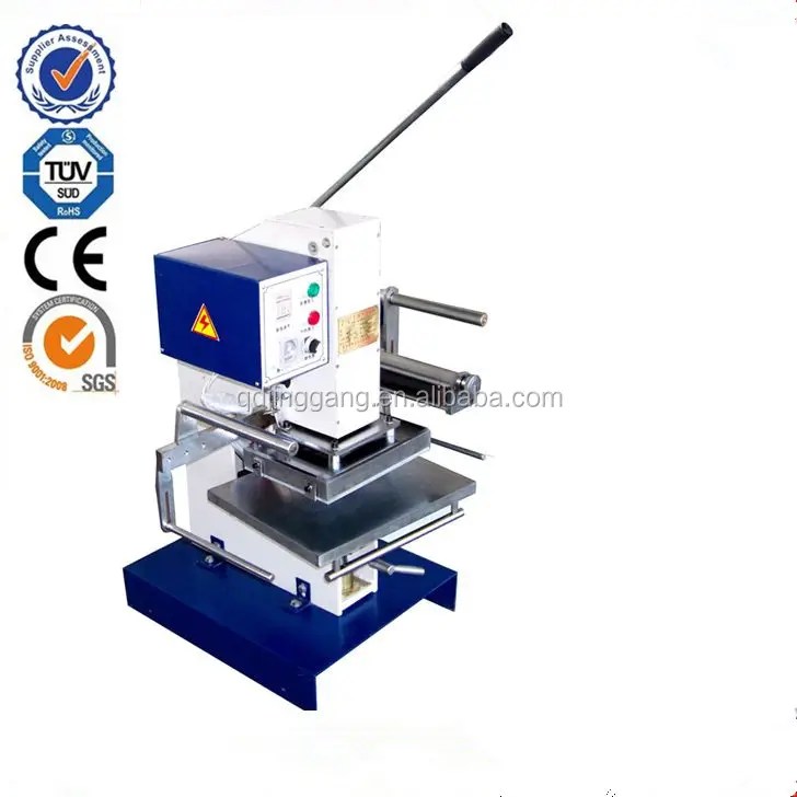 TJ-30 small manual calendar hot foil printing pressing machine