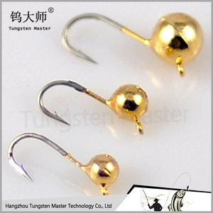 Cebo artificial pesca de tungsteno hielo y pesca jigs cabeza con ganchos - Product Image 1