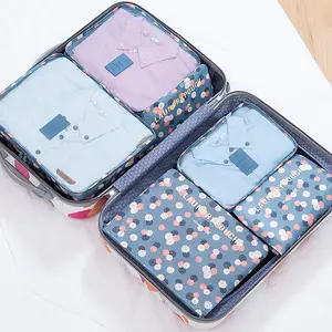 Travel Water Resistant Gepäck Kleidung Organizer 6Pcs Set Pack würfel für die Reise