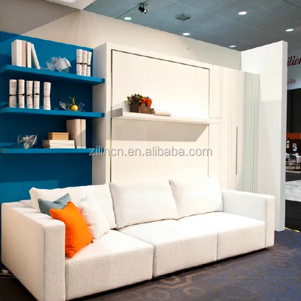 Alla moda di alta qualità risparmio di spazio mobili da parete pieghevole letto con meccanismo di