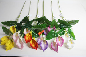 Nouveau plastique Calla Lily décoratifs Calla Lily fleurs pour la décoration - Product Image 6