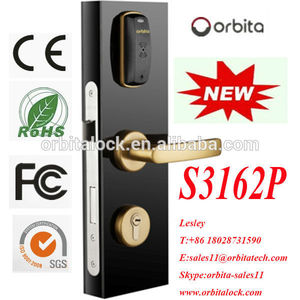 de aceroinoxidable de energía de la batería del <span class=keywords><strong>hotel</strong></span> cerradura de la puerta rfid <span class=keywords><strong>hotel</strong></span> sistema de bloqueo - Product Image 1
