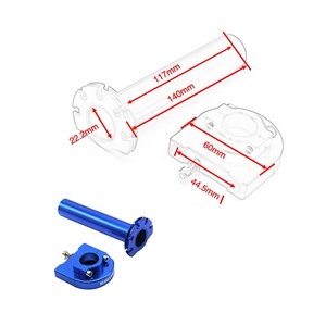 Manillar <span class=keywords><strong>de</strong></span> 22mm, empuñadura <span class=keywords><strong>de</strong></span> acelerador <span class=keywords><strong>de</strong></span> aluminio CNC, giro rápido para CRF50 70 110 CRF230 <span class=keywords><strong>125</strong></span> 250 Dirt <span class=keywords><strong>Pit</strong></span> <span class=keywords><strong>Bike</strong></span> - Product Image 2