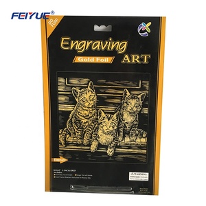 Custom Kids Draw Activity <strong>Book</strong> Kits <strong>Scratch</strong> Art Paper <strong>Book</strong> - Product Image 1