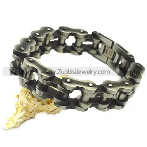 high quality charm biker design jewelry stainless steel boys bracelet