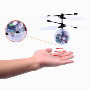 Sfera Volante con Sensore Luminoso RC LED, Aeromobile <span class=keywords><strong>a</strong></span> Induzione Infrarossi, Giocattolo <span class=keywords><strong>Telecomandato</strong></span>, Mini <span class=keywords><strong>Elicottero</strong></span> - Product Image 2
