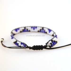 2018 nuevo estilo personalizado Chevron Semilla de cuentas pulsera de la <span class=keywords><strong>amistad</strong></span> - Product Image 2