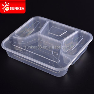 투명 일회용 PP 점심 식품 플라스틱 상자 커버 - Product Image 2