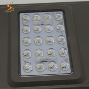 Độ sáng cao 20 Wát tất cả-trong-một năng lượng mặt trời dẫn ánh sáng đường phố với cảm biến chuyển động phổ biến ngoài trời thiết kế IP66 ABS cơ thể pin Powered - Product Image 6